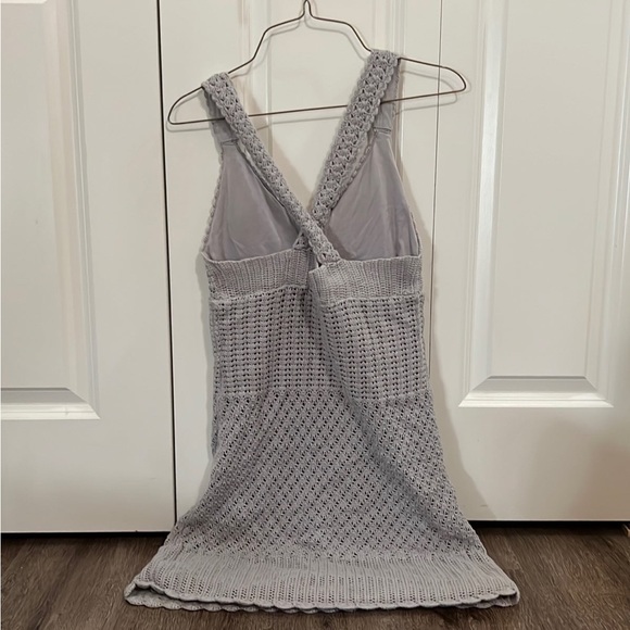 Athleta Crochet Silver/Gray Dress size small - Picture 3 of 7